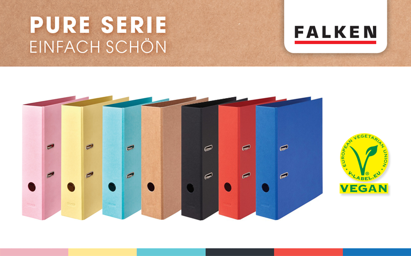 Nachhaltigkeit für Ihr Büro: die Falken PURE Serie